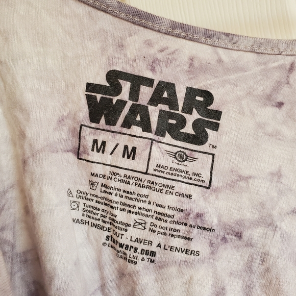 Tie-Dye Star Wars Tank Top - Picture 2 of 3